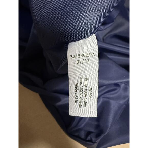 Louis Vuitton Garment Bag Suit Cover Navy Blue Nylon Travel Zippered Case - Picture 7 of 9